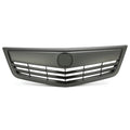 Front Bumper Upper Mesh Grille Trim for Acura TSX (2011–2014) Matte Black