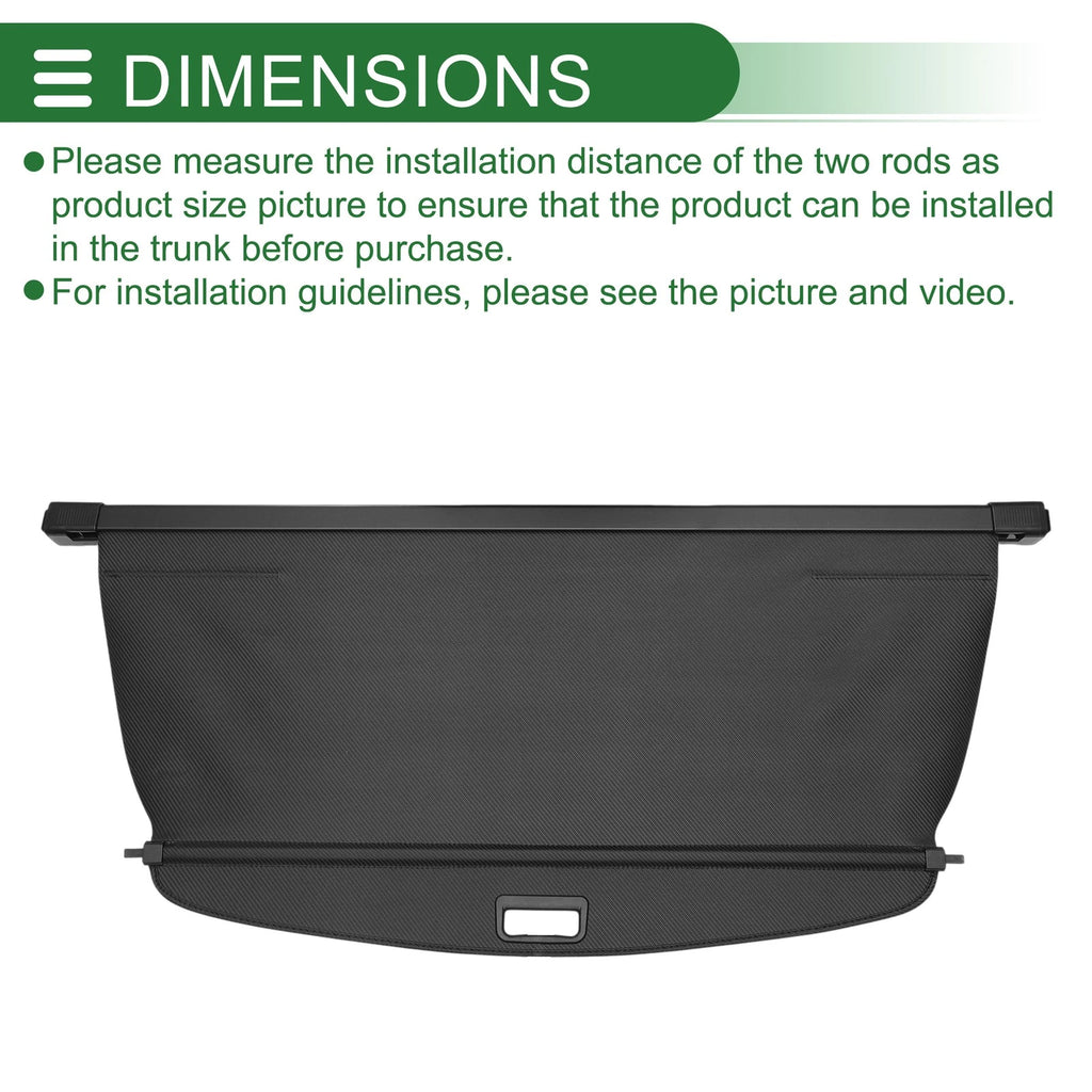 Retractable Cargo Cover for Chevrolet Captiva (2010–2015) Black Carbon Fiber