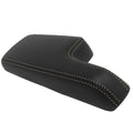 Center Console Armrest Cover for Honda Fit (2015–2019) Beige Stitch
