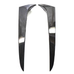 2 Pcs ABS Rear Window Side Spoiler Canard Splitter Trim for BMW X3 (2011–2017)