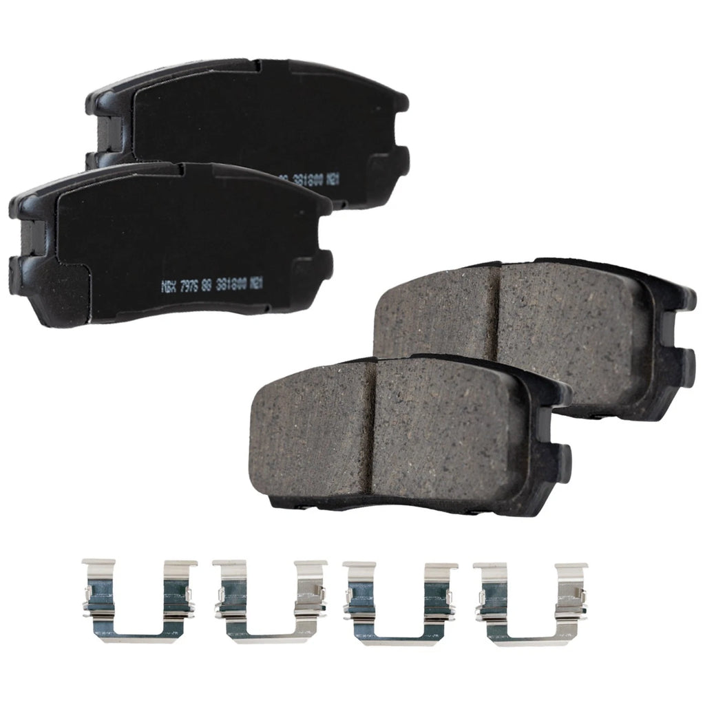 Brake Disc Rotors and Pads Kit for Isuzu Axiom Trooper Rodeo Sport