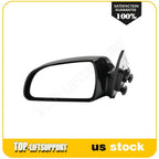 Left Side View Mirror for Hyundai Sonata (2006–2010) - Power Heated Black Clear