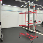 3-Shelf Mobile Autobody Parts Storage Rack for Auto Paint (Adjustable)
