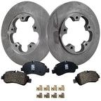 Brake Disc Rotors and Pads Kit for Ford Transit-350 HD Transit-150 (2017–2019)