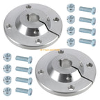 Set of 2 Rear Axle Aluminum Wheel Hubs for