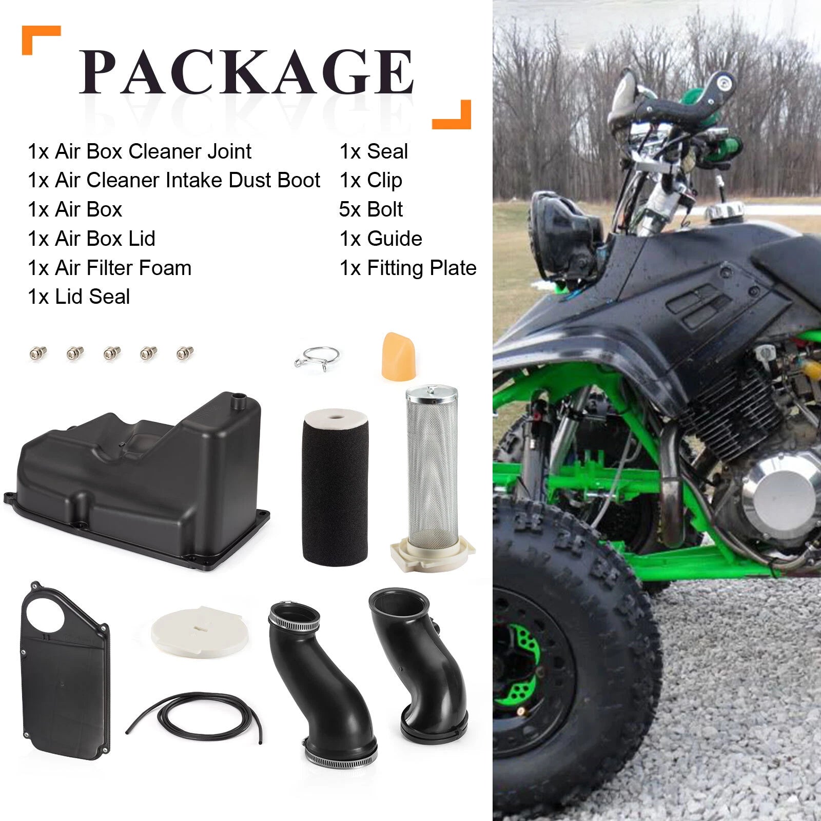 Air Filter Kit for Yamaha Warrior 350 YFM350X (1987-2004)