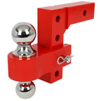 Dual Ball Adjustable Trailer Towing Hitch 2" & 2-5/16"