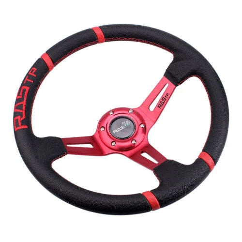 14" Deep Dish Steering Wheel & Horn for Off-Road Drifting Vehicles
