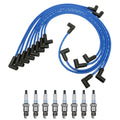 NGK Wire Set & Denso 8 Platinum TT Spark Plugs for Chevrolet Camaro Caprice (C15)
