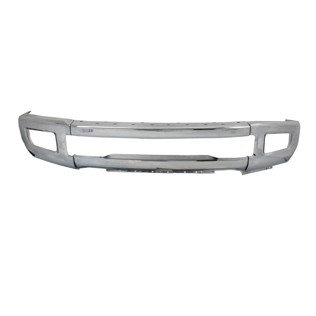 Chrome Front Bumper Face Bar with Fog Hole for Ford F250 F350 (2017–2019)