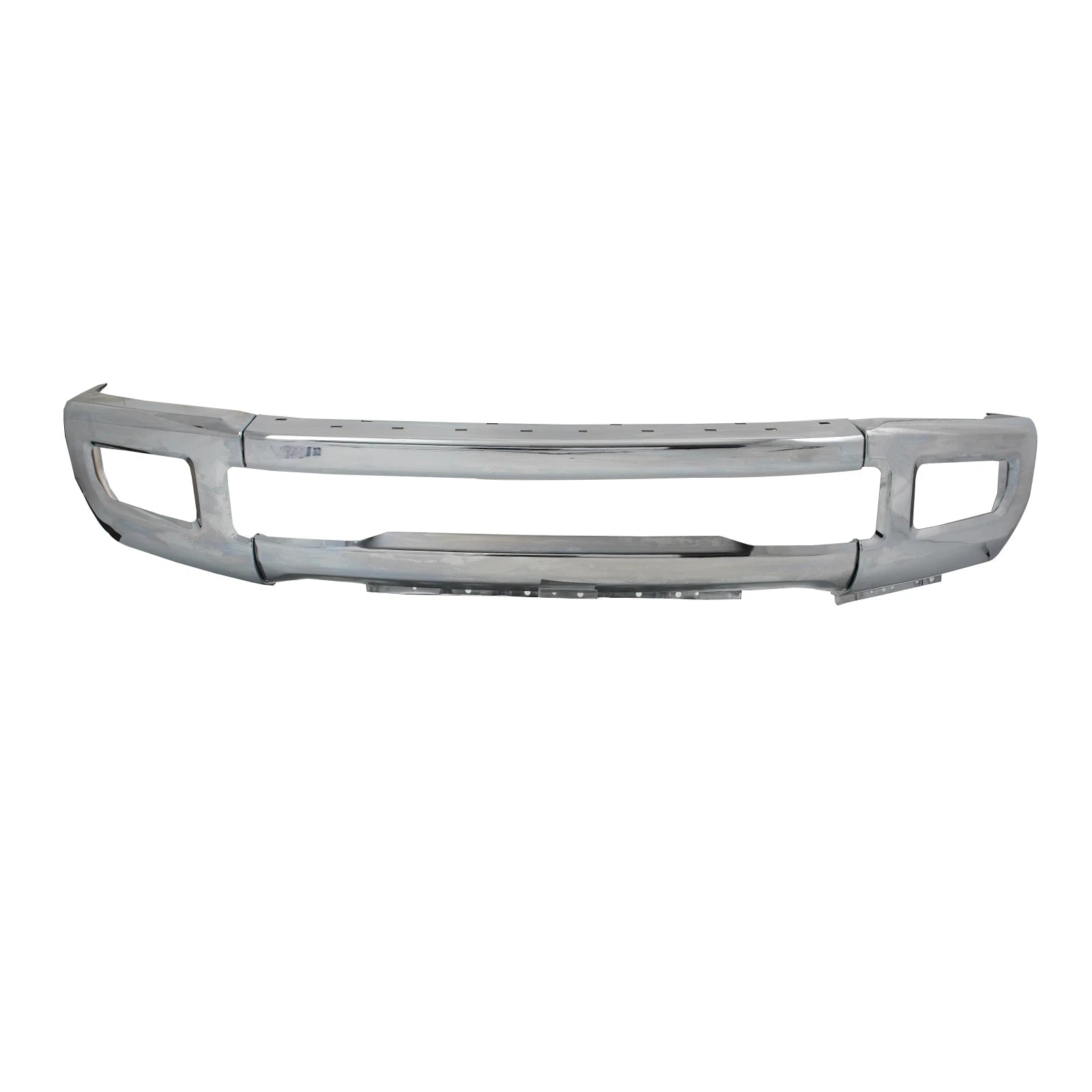 Chrome Front Bumper Face Bar with Fog Hole for Ford F250 F350 (2017–2019)