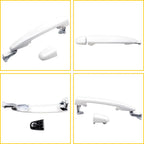 Set of 2 Exterior Door Handles for Toyota Sienna (2004–2010) White