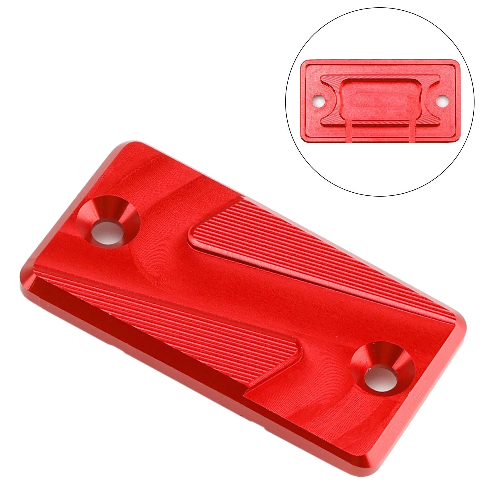 Rear Brake Master Cylinder Cap Red for Suzuki DRZ 400E DR-Z 400 S SM (2000–2024)