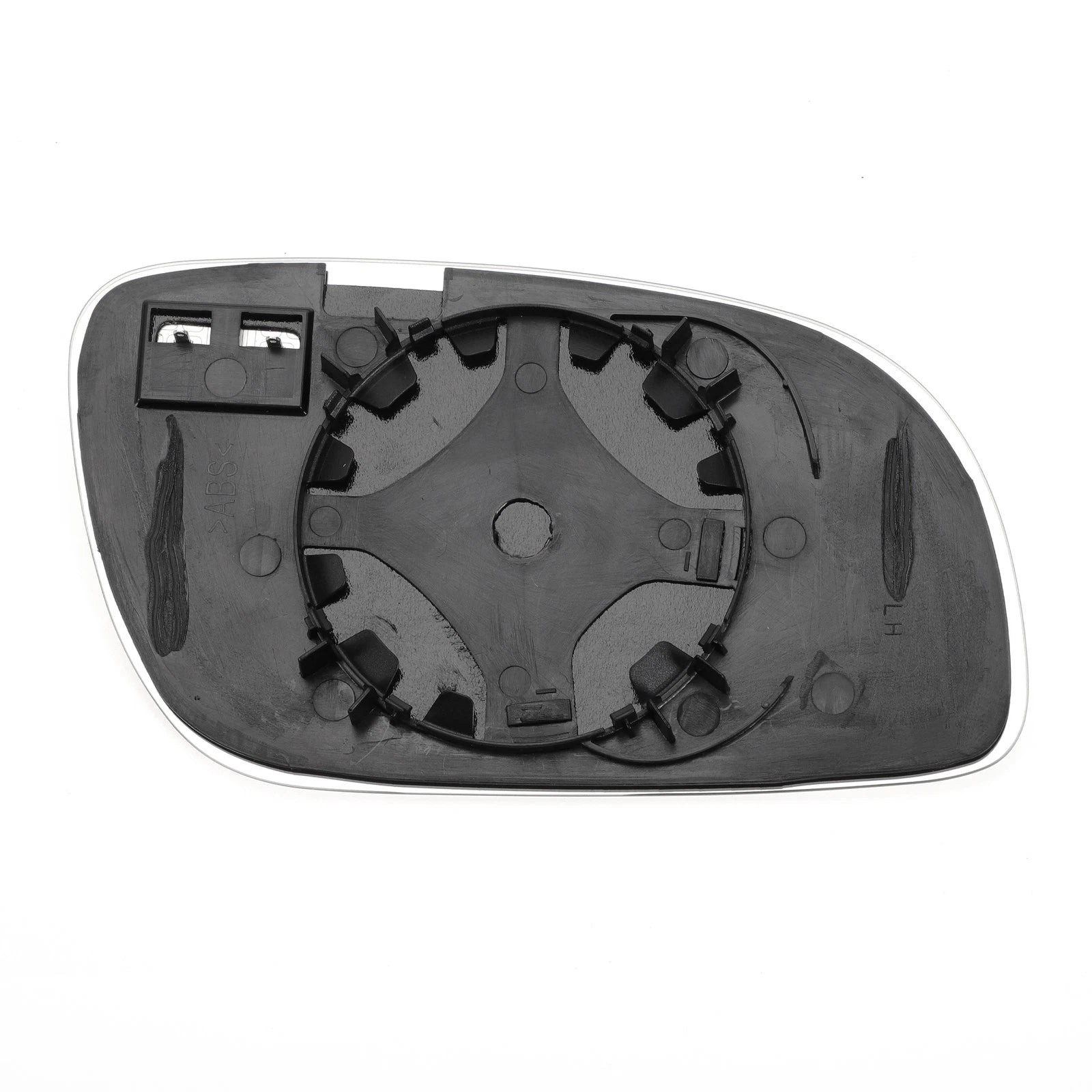 Left Side Heated White Mirror Glass for Volkswagen Touran (2003–2010)