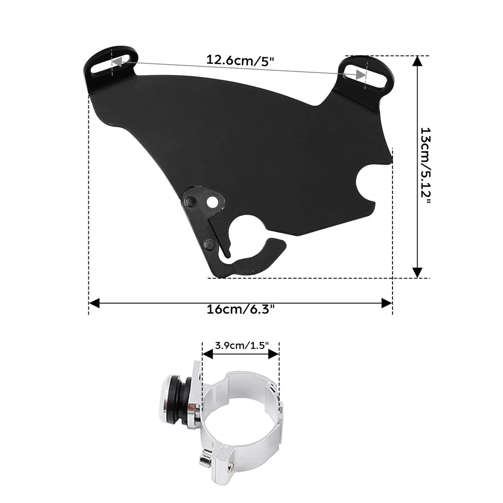Gauntlet Fairing Trigger Lock Mount for Harley Sportster XL883 1200 (1988–2022)