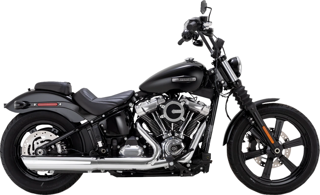 Twin Slash Slip-On Muffler for Harley-Davidson Softail (16750) Chrome