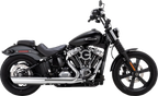 Twin Slash Slip-On Muffler for Harley-Davidson Softail (16750) Chrome
