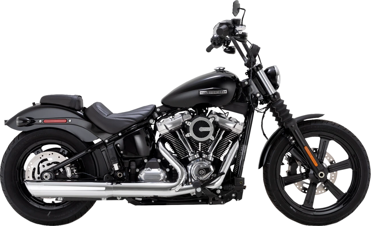 Twin Slash Slip-On Muffler for Harley-Davidson Softail (16750) Chrome