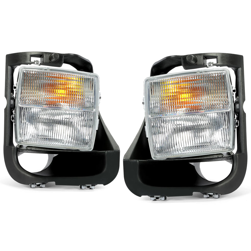 Left & Right Clear Fog & Signal Lens Light Set for Cadillac CTS-V (2004–2007)