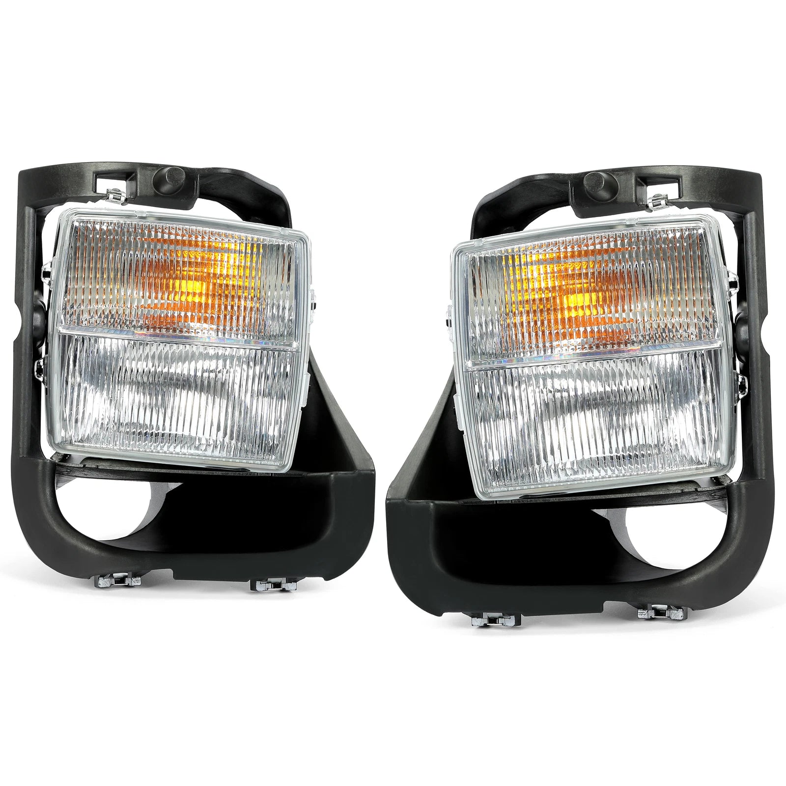 Left & Right Clear Fog & Signal Lens Light Set for Cadillac CTS-V (2004–2007)