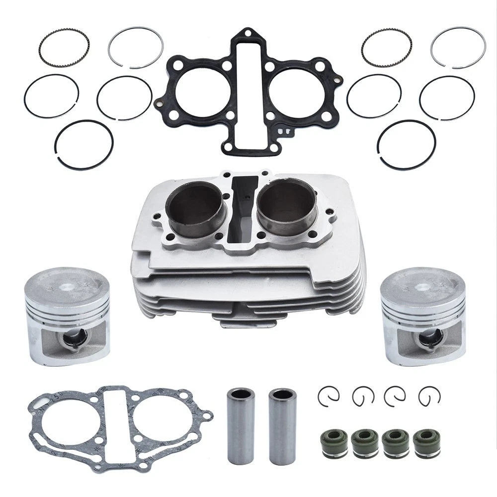 Engine Cylinder Assembly with Piston Gaskets for Honda Rebel 250 (1996-2015)