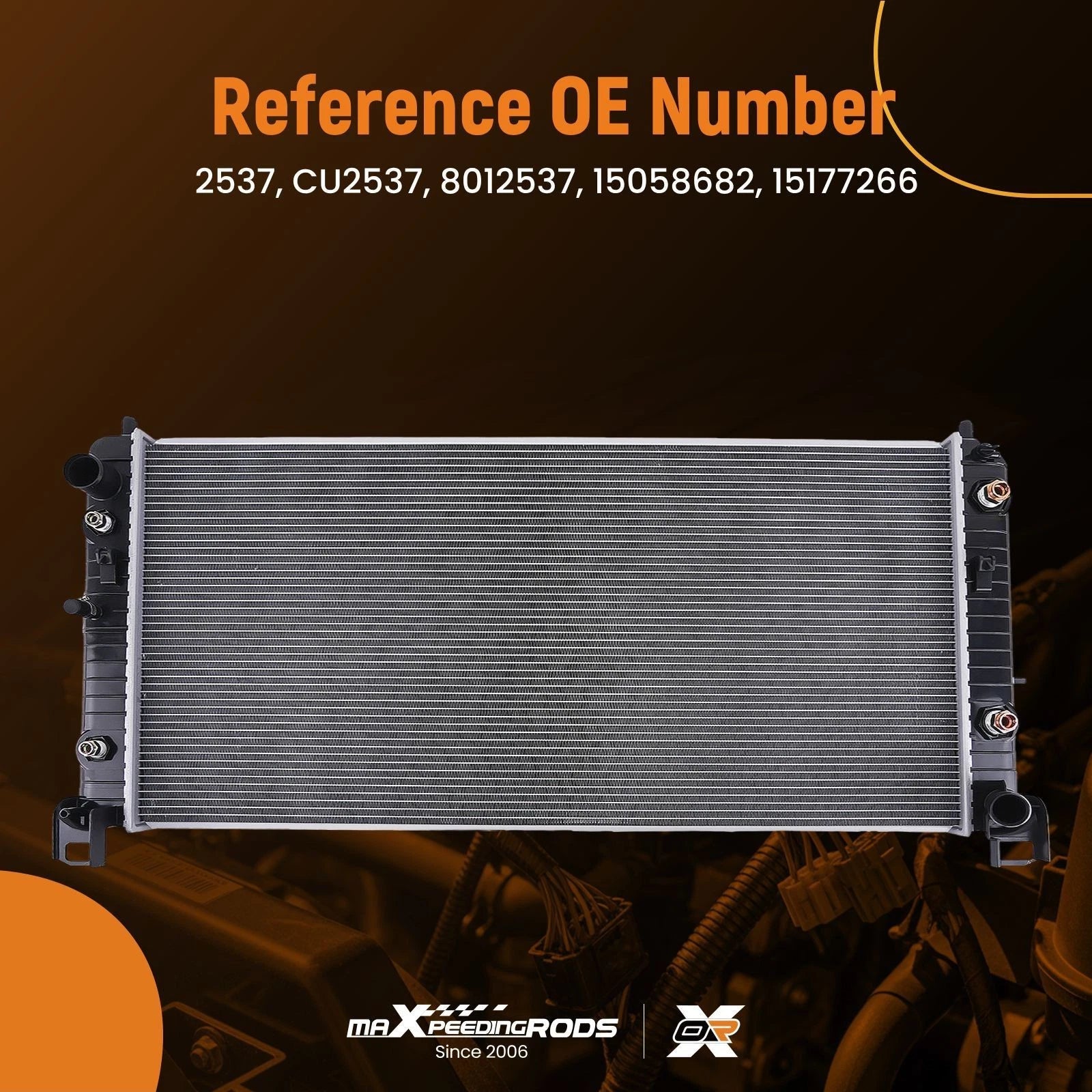 Radiator for Chevrolet GMC Sierra 2500 3500 (2001–2002) 52381413 CU2537 8012537