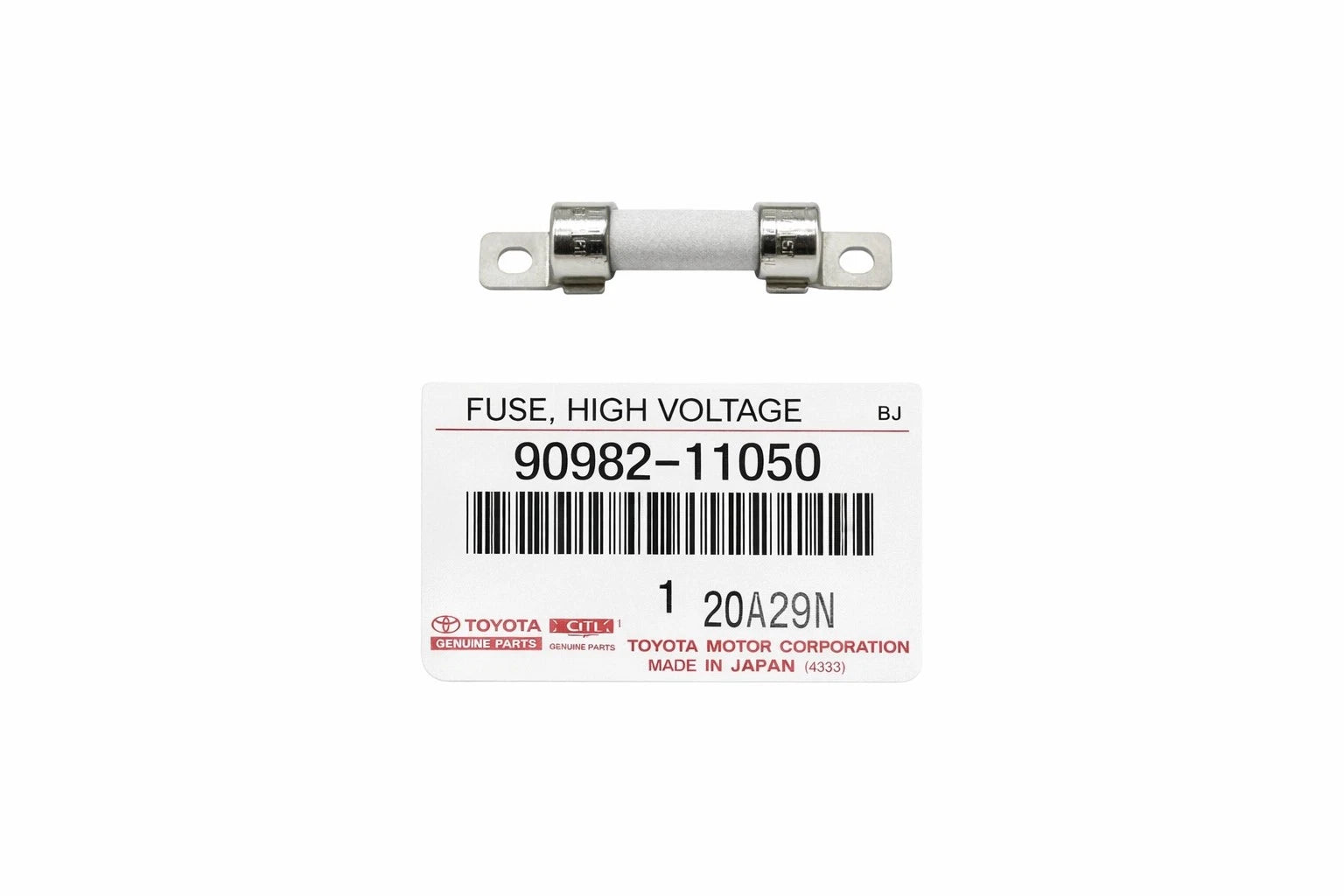 Genuine OEM Multi-Purpose Fuse for Toyota Mirai, Avalon, Prius C (2016–2021) 9098211050