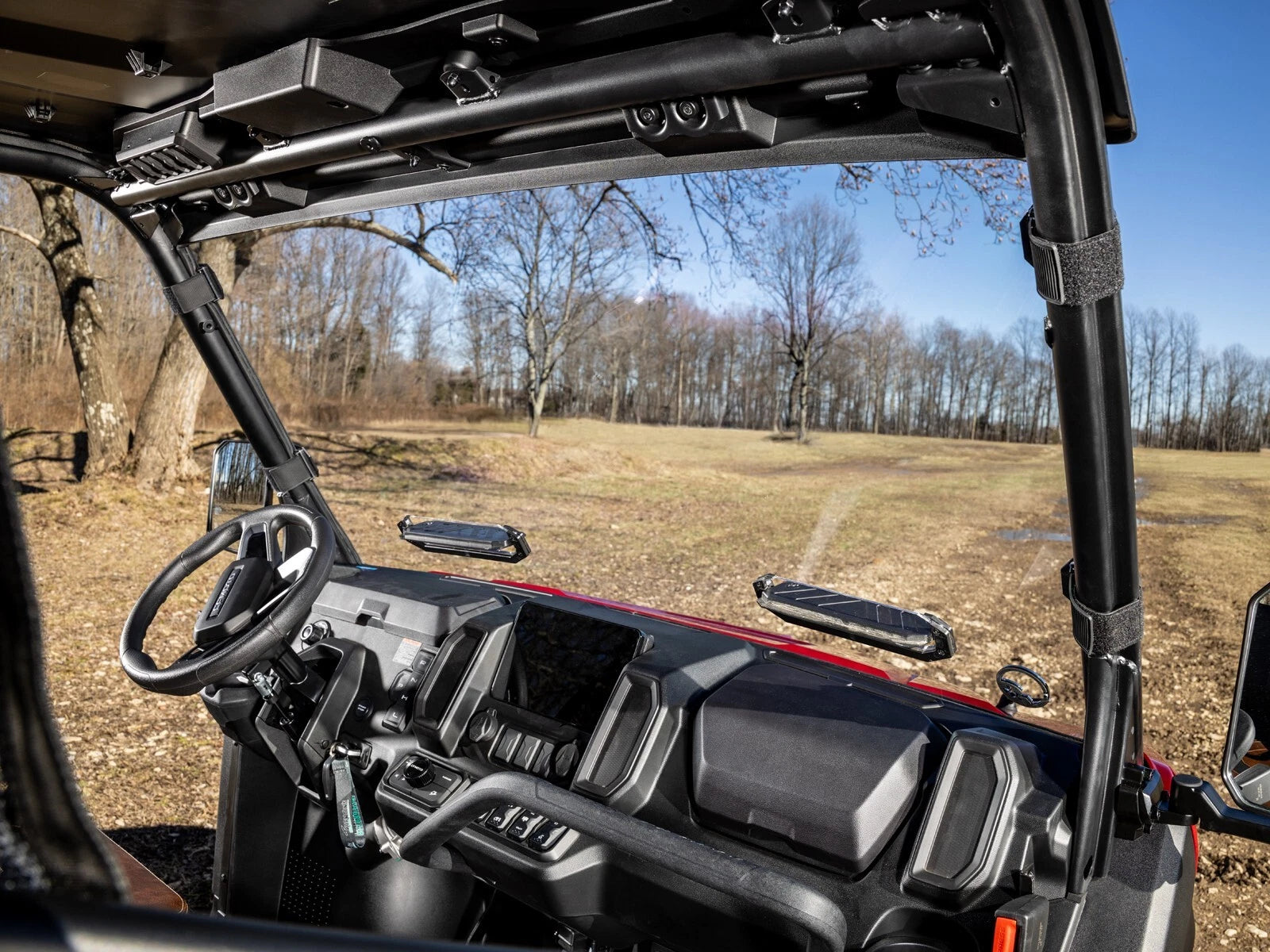 Vented Windshield for CFMoto UForce U10 (2025+) - Pro Scratch-Resistant