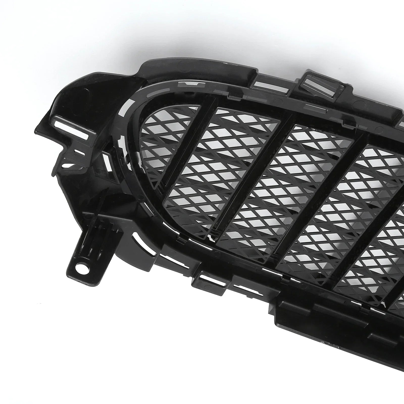 Front Upper Bumper Grille for Mercedes E200 AMG Body Styling Black (2017-2023)