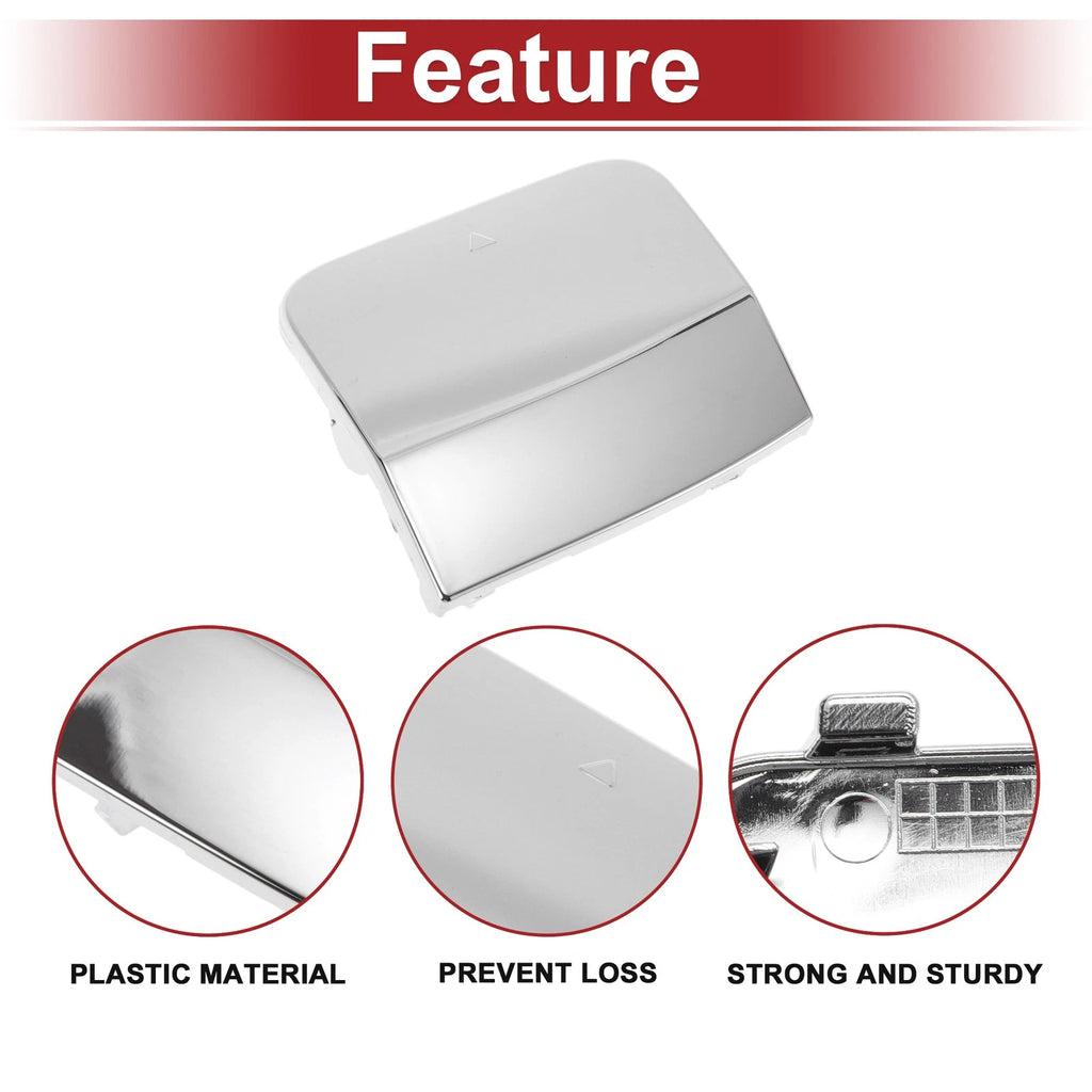 Tow Hook Cover Cap for Mercedes-Benz GLB250 (2019–2023) No. 2478857301 Silver