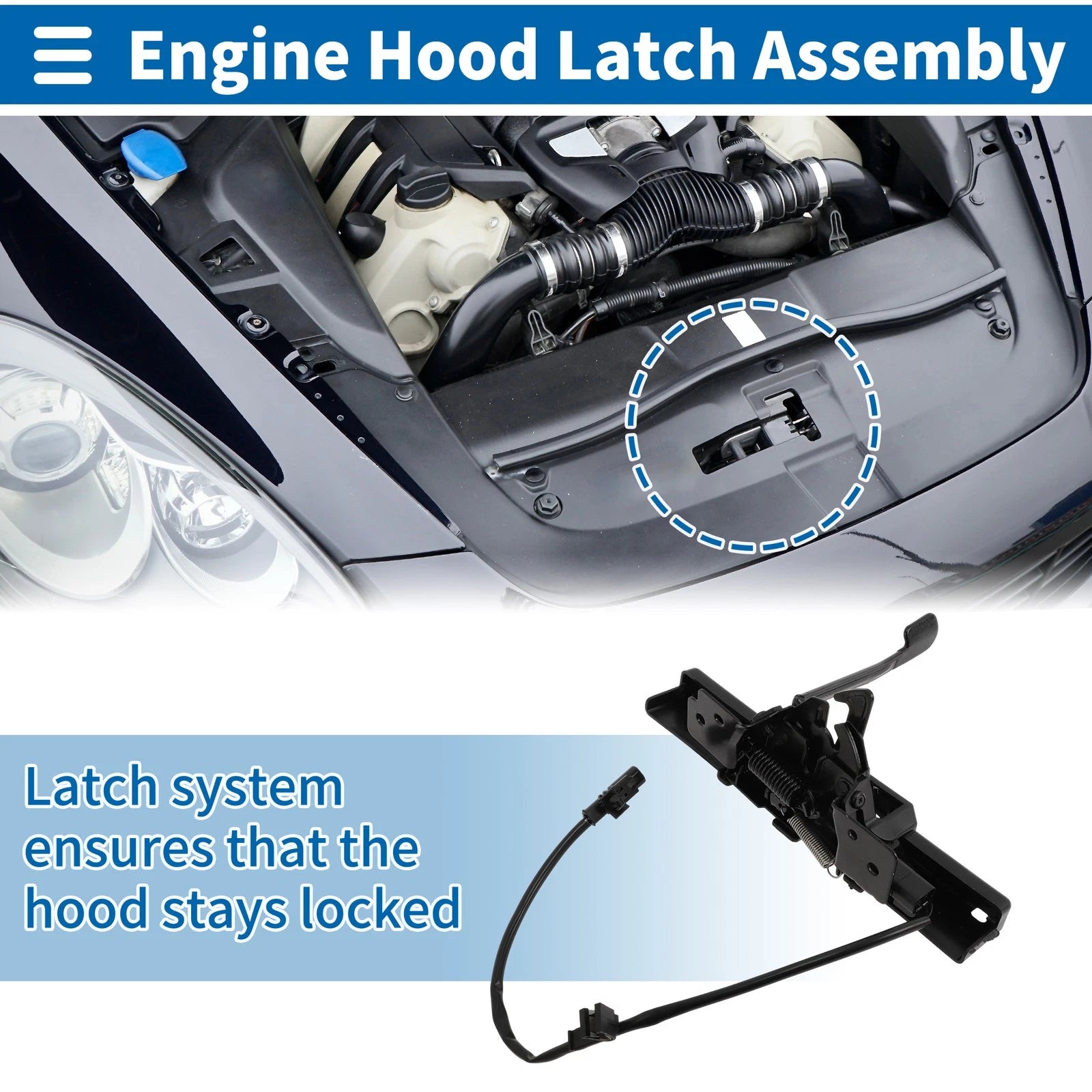 Hood Latch Assembly for Hyundai Tucson (2022–2024) No. 81130N9000
