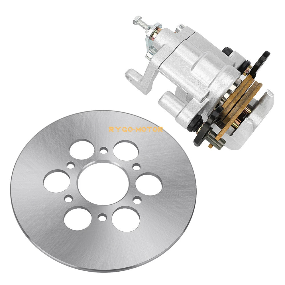 Rear Brake Caliper & Disc Rotor for Yamaha Rhino 450 660 (2004–2009)
