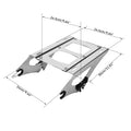 2X Chrome Luggage Rack for Harley Touring Road Glide (2014–2019)