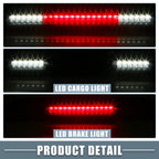 High Mount Stop Light 26590-EA800 for Nissan Titan (2004–2015) Black Smoked Lens