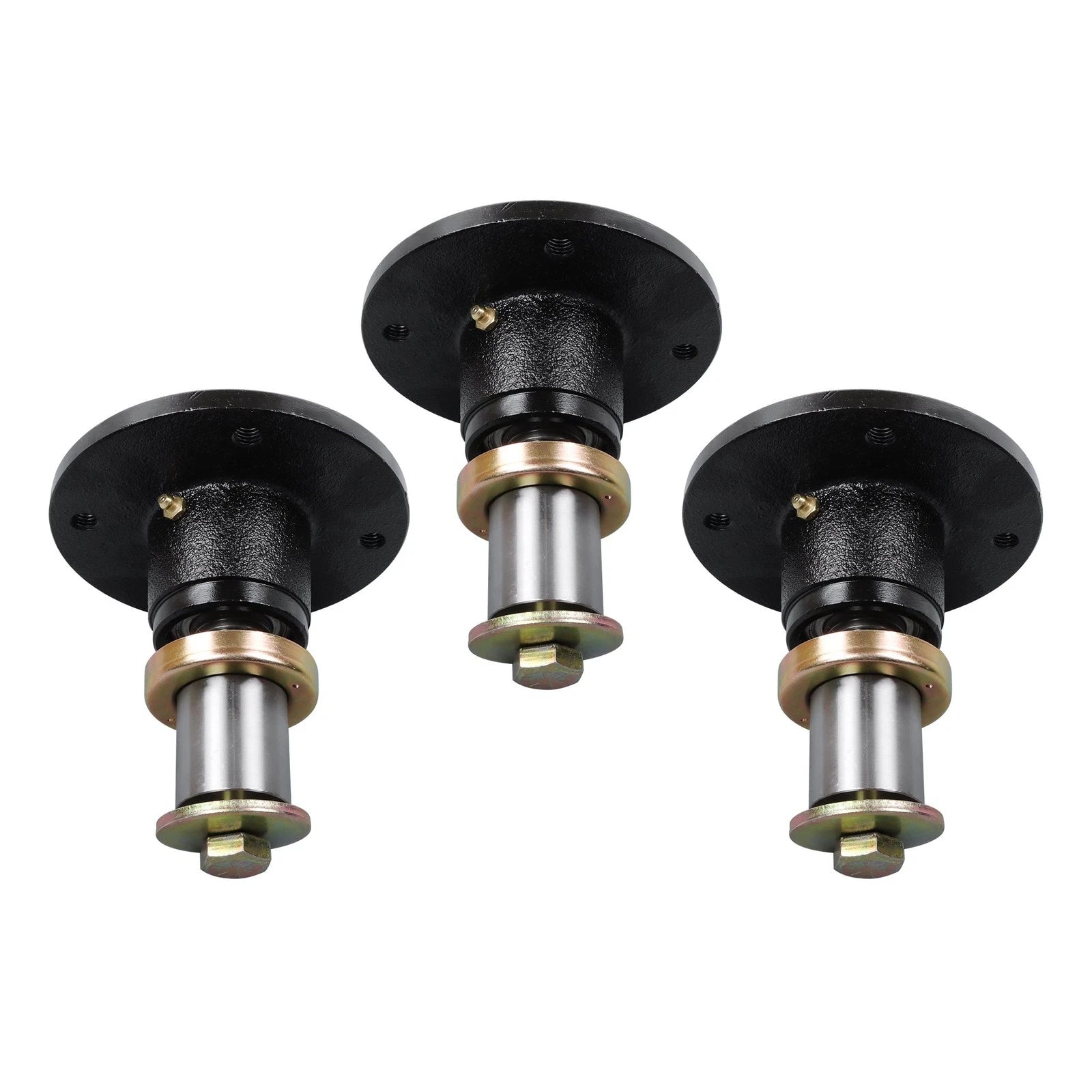 Set of 3 Spindles for Hustler Super Z ATZ 52" 60" 72" Deck Mower