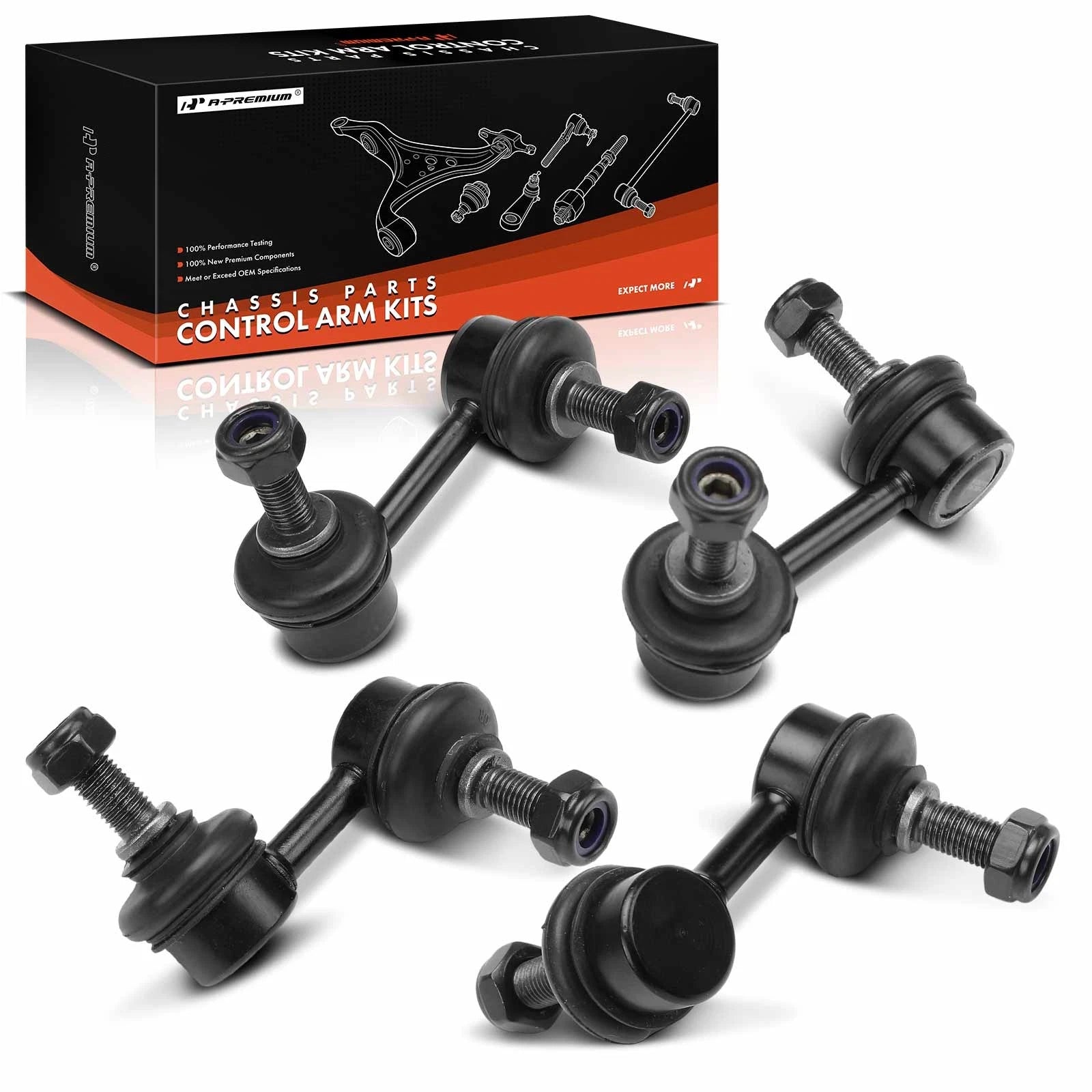 Set of 4 Sway Bar Links for Honda Civic (2002–2005)