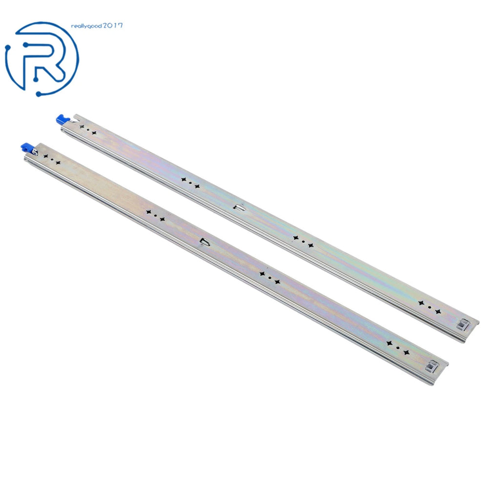 1 Pair Heavy Duty Drawer Slides for Universal Use (36 Inch, 250 Lbs)