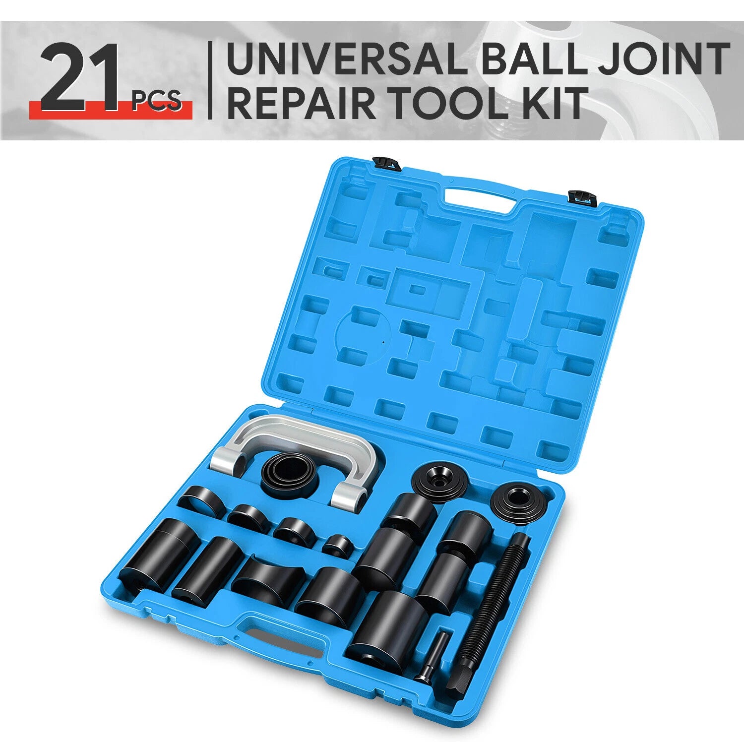 21Pc Ball Joint Service Tool Kit for Universal 2/4WD Vehicles