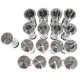 17PC 1/16 - 1-1/16" 5C Round Collet Set 0006" TIR Precision