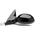 Replacement Black Gloss Driver Side Power Door Mirror w/Heated Glass
