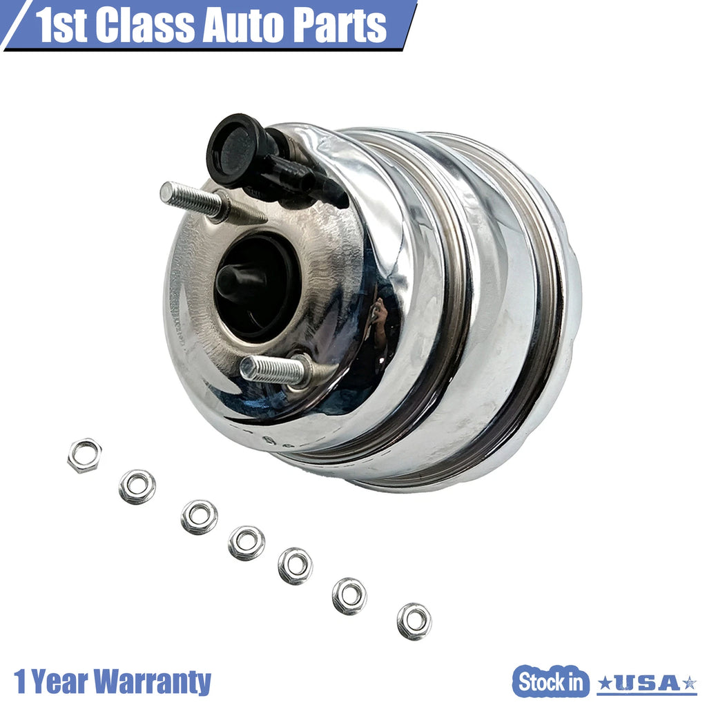 Set of 4 Wheel Disc Dual Power Booster & Master Cylinder for Make Model