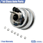 Set of 4 Wheel Disc Dual Power Booster & Master Cylinder for Make Model