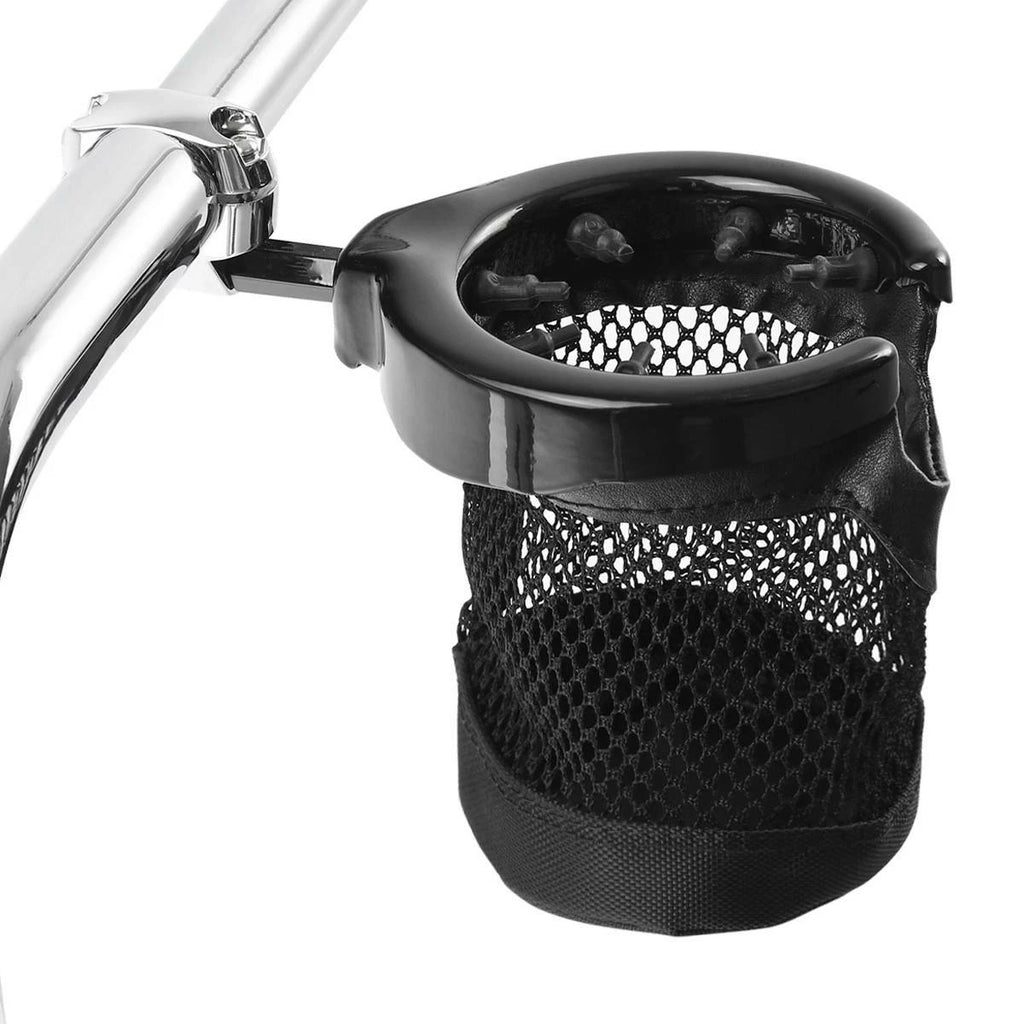 25mm Handlebar Cup Holder for Harley Touring (Fits 1" Bars)