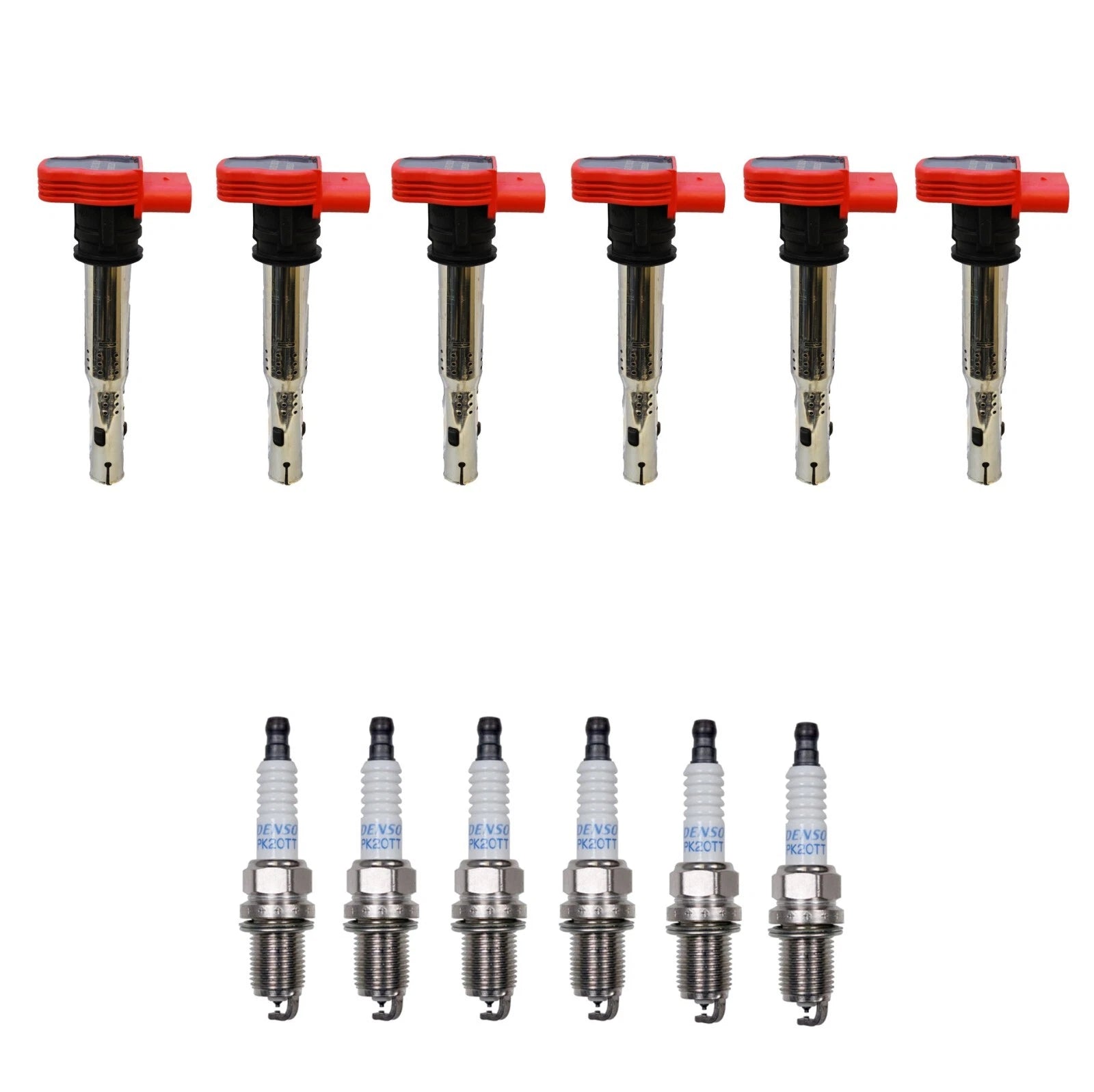 Set of 6 Denso Ignition Coils for Platinum TT (Gap 0.040)