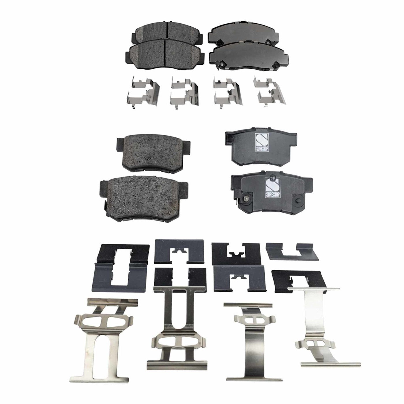 Brake Pad Set for Honda Accord (2003–2007) Front and Rear FWD