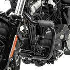 Black Mustache Engine Guard Highway Crash Bar for Harley Sportster XL883 XL1200 (2004–2023)