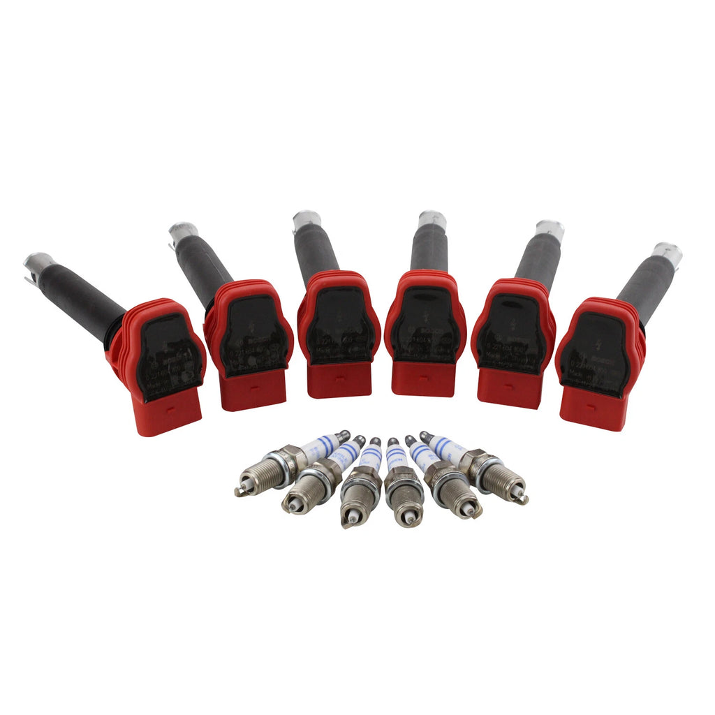 Set of 6 Ignition Coils & 6 Spark Plugs for Audi A5 Q5 S5 (2008–2017)
