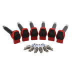 Set of 6 Ignition Coils & 6 Spark Plugs for Audi A5 Q5 S5 (2008–2017)