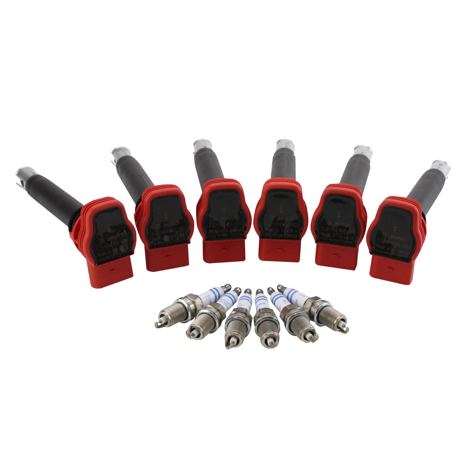 Set of 6 Ignition Coils & 6 Spark Plugs for Audi A5 Q5 S5 (2008–2017)