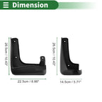 Mud Flaps Splash Guards for Hyundai Tucson (2017-2020) with Mount Accessories